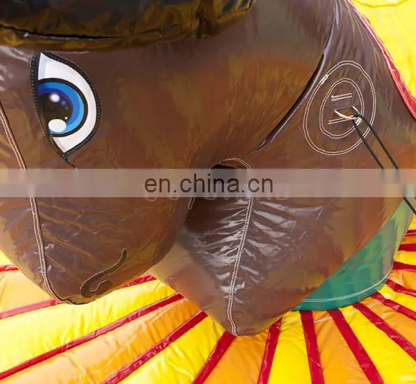 Western Themed Inflatable Team Building Bull Riding Inflatable Games For Adults photo-5
