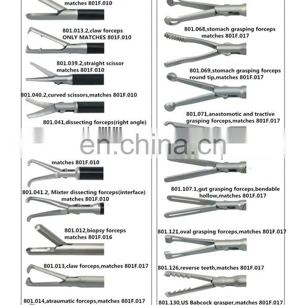 Medical Laparoscopic Instruments 10mm Biopsy Forceps Stainless Steel photo-5
