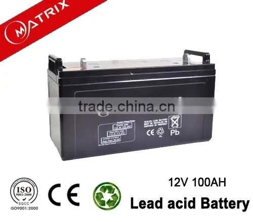 12V 100AH Lead Acid Battery For Myanmar Solar Generator