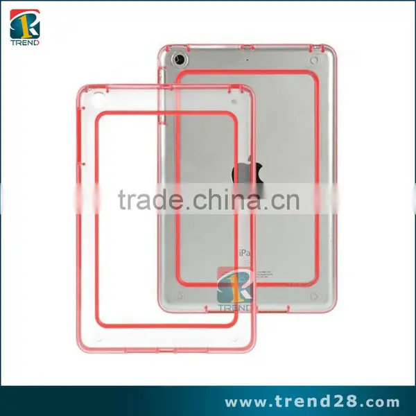 Crystal Clear Bumper Case Cover for Ipad Mini Tablet photo-6