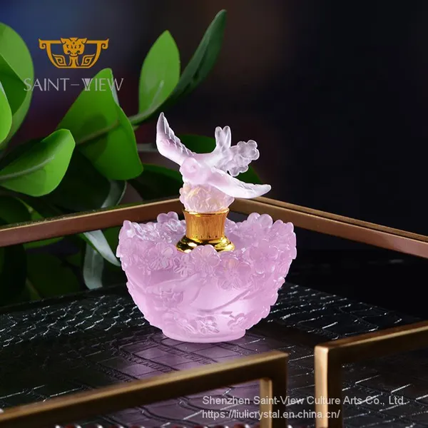 2021new Cherry Blossom Perfume Bottle Sakura Perfume Bottle Refillable Oil Perfume photo-3