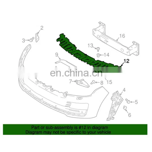 OEM LR104939 Front Bumper Support Bracket for Land Rover Range Rover 2013-2022 photo-2
