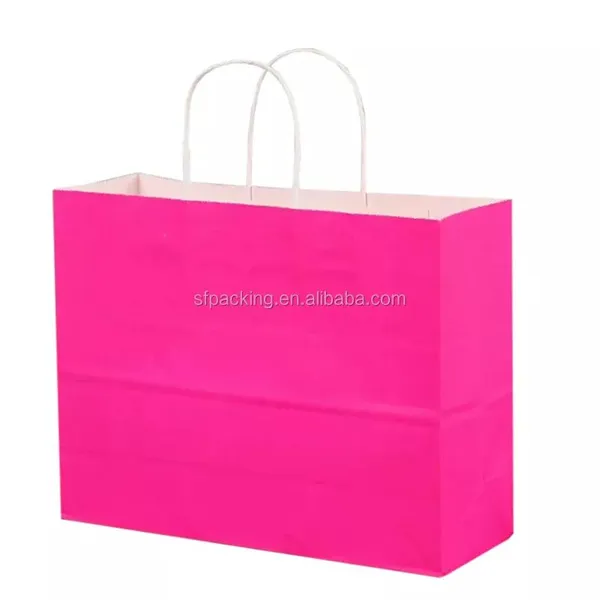 Wholesale Disposable Kraft Paper Shopping Bags photo-3