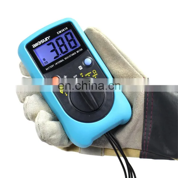 All-sun EM3610 Battery Internal Resistance Tester Meter Battery Voltage Temperature Coefficient Automotive Tester photo-3