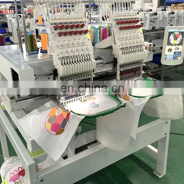 Computerized Automatic High Speed 3D Computer Embroidery Machine Industrial Flat Embroidery Machine photo-2