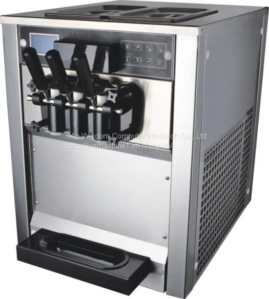 Máquina de helado con producción horaria de 26L