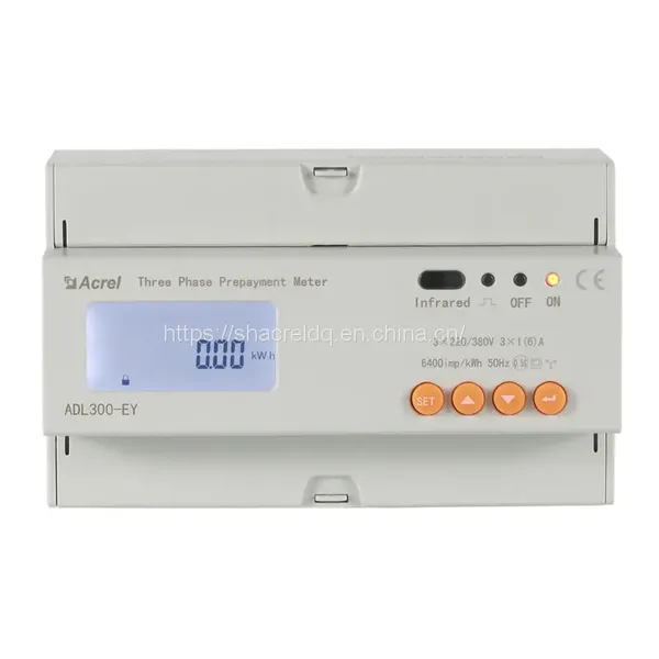 ADL Series Prepayment Meter Communication RS485 MODBUS-RTU 4 Tariff Rates Three-phase Prepaid Electricity Meter photo-3