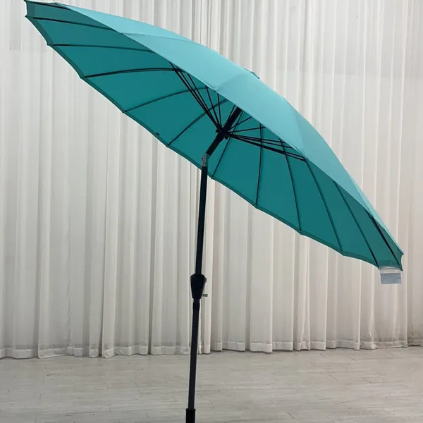 Factory Price Wholesale Outdoor 10FT Umbrella With Tilt And Crank Waterproof And Sunshade photo-2