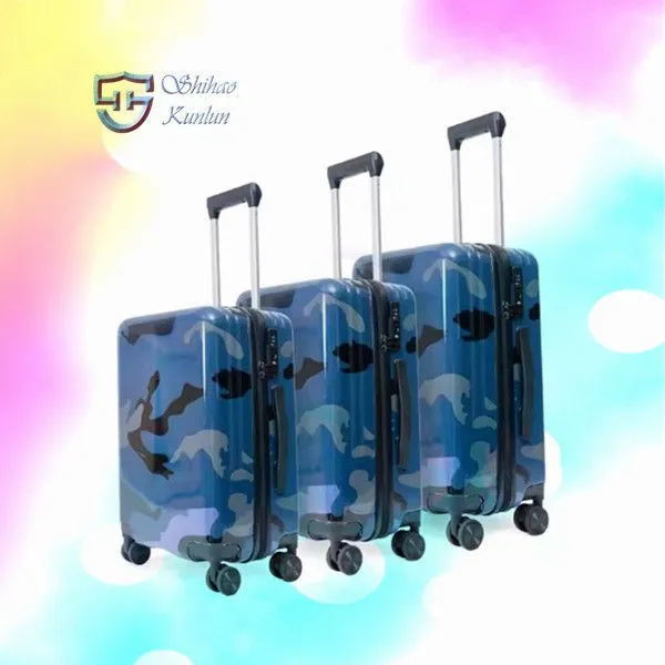 Factory Supply Abs Trolley Suitcase Folding Luggage Travel Suitcase Lightweight Luggage With Four Wheels