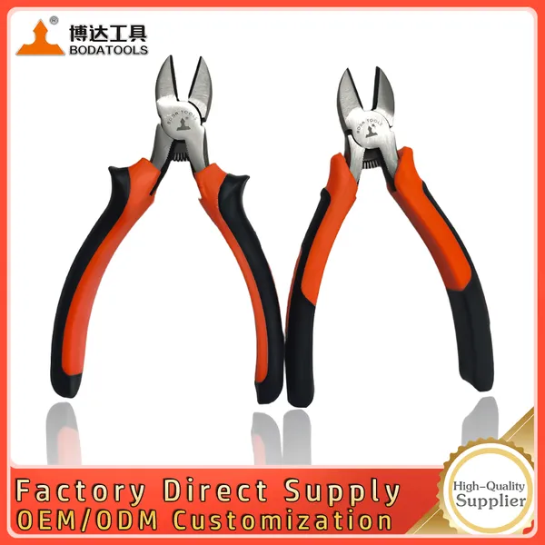 Factory Direct Shipping Carbon Steel Wire Cutter Plier Hand Tool Multi Functional Diagomal Cutting Pliers