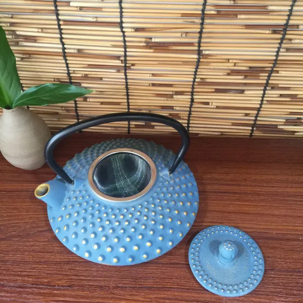 2025 New Arrival Tea Warmer Teapots Wholesale Tea Kettle Cast Iron Enamel Teapot photo-5