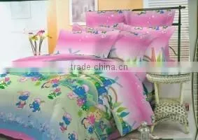 100% Polyester Microfiber Textiles and Fabrics for Bedsheet With Printed