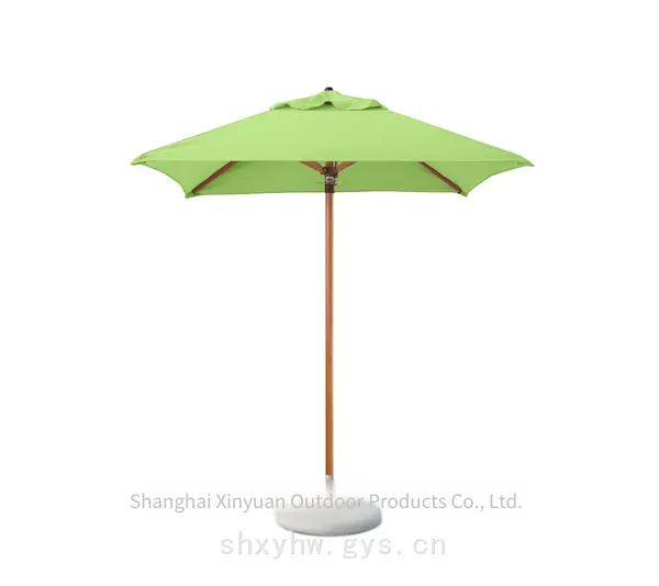 Customizable Luxury Rectangular 4-rib Beach Patio Sunshade for Outdoor Leisure Use photo-2