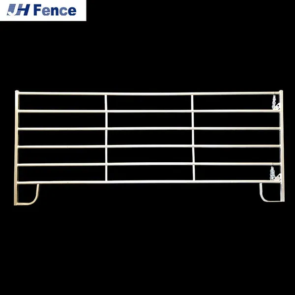 Customized Oval Rail Cattle Yards Panel Horse Arena Fencing Galvanised Fence photo-2