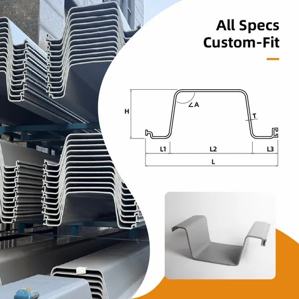 Anti-Oxidation Reliable Wear-Resistant High-Density Vinyl Sheet Pile for Coastal Development