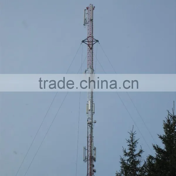 16m Q345 Bitumen Electrical Power Pole for Overhead Line Project photo-5