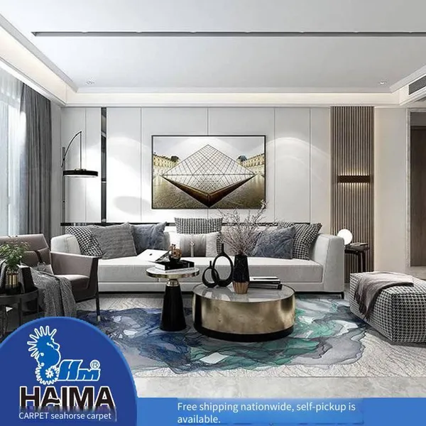 Dalian Nylon Printed Carpet With Flame Retardant, Anti-static and Anti-fouling Treatment, Five-star Hotel Carpet, Commercial Customization photo-2