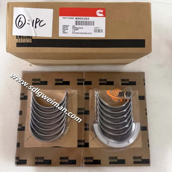 Cojinete principal STD 4955352 para piezas de motor Cummins photo-3