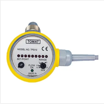 TOMAT TFS10‑13 Interruptor de flujo de paleta Unidad de monitoreo del estado del flujo de tuberías industriales