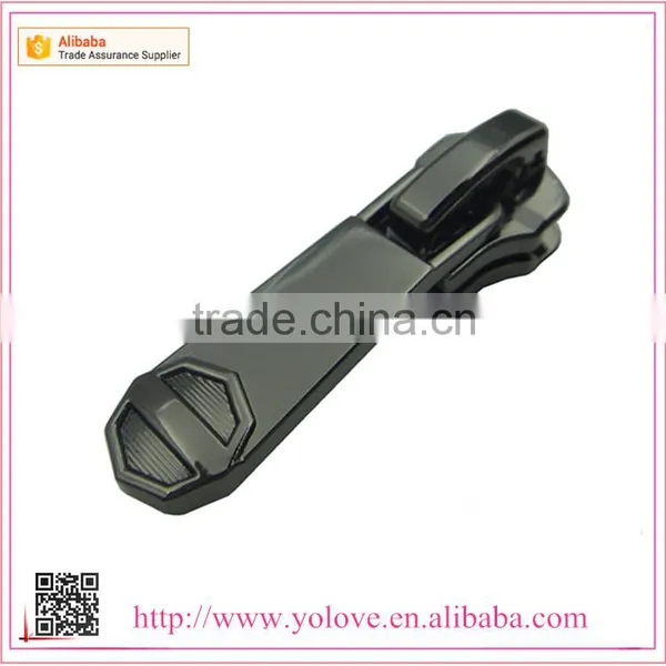 Rack Plating Golden Locking Luggage Zipper Sliders for Zipper photo-2
