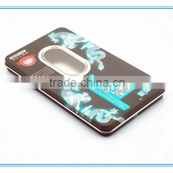 Clear Window Tin Box for Battery,tin Box With Pvc Window,lovely Tin Case photo-3