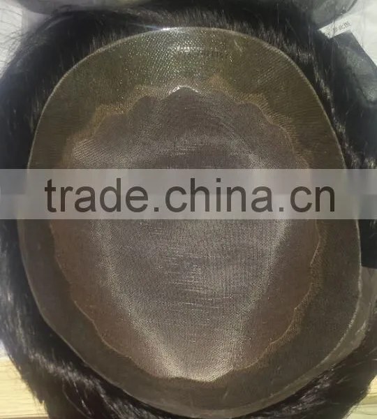For Black Women Super Thin Skin Toupee Natural Human Hair Womens Toupee Real Hair Toupee photo-3