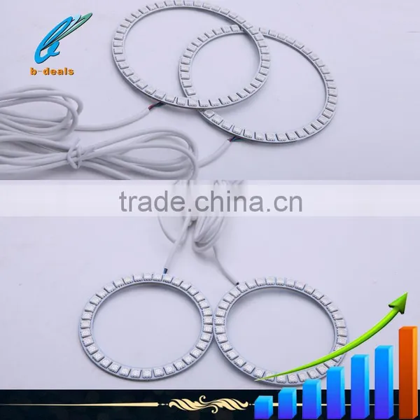 100mm RGB Led Angel Eye Changing Color by the Remote for Ford and Volvo photo-6
