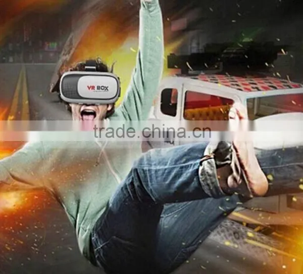 3D VR Headset Box Virtual Reality Box With Adjustable Lens and Strap for IPhone SE 5 5s 6 Plus photo-3