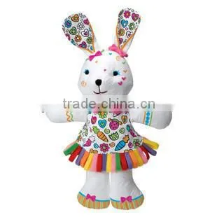 Innovative Education Product Washable Painting Plush Toy