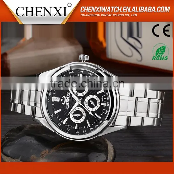 Hot Japan Quartz Siliver Stainless Steel Watch photo-3