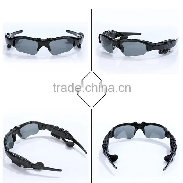 2016 New Arrival High Quality Universal Wireless Sunglasses Bluetooth Stereo Music Hands Free Headset photo-3