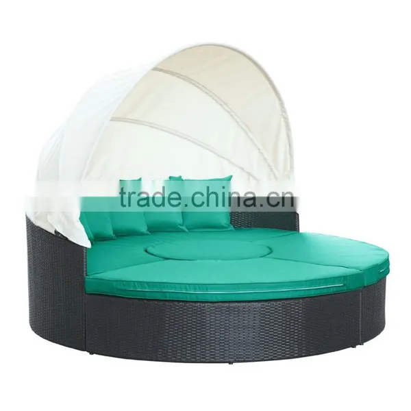 Wholesale Furniture Outdoor Daybed Canopy Round Outdoor Waterproof Daybed photo-2