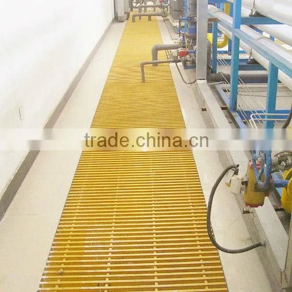 Pultrusion FRP Grate FRP Floor Grating Fiberglass Trench Grate photo-3