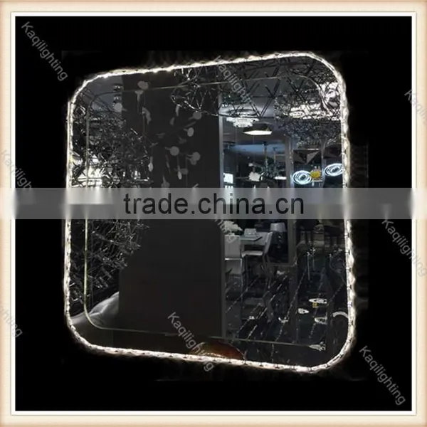 Modern Crystal Wall Light Square Mirror Led Wall Lamp Bathroom Lighting