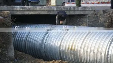 Corrugated Galvanized Steel Culvert Pipe for Submersible Deep Well Pump photo-2