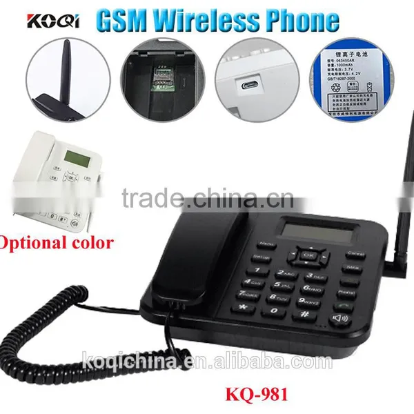 GSM Cordless Phone Fixed Wireless Telephone Desk Phone FWP With 850/900/1800/1900MHz