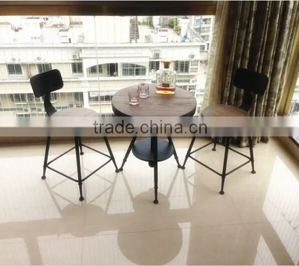 American Style Antique Wooden Coffee Table photo-3