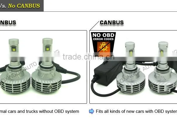 9006 HB4 6G 7G 8G 9G Led Headlight no OBD Error Code Fanless All in One 6000LM 5 Color Optional LED Headlight photo-3