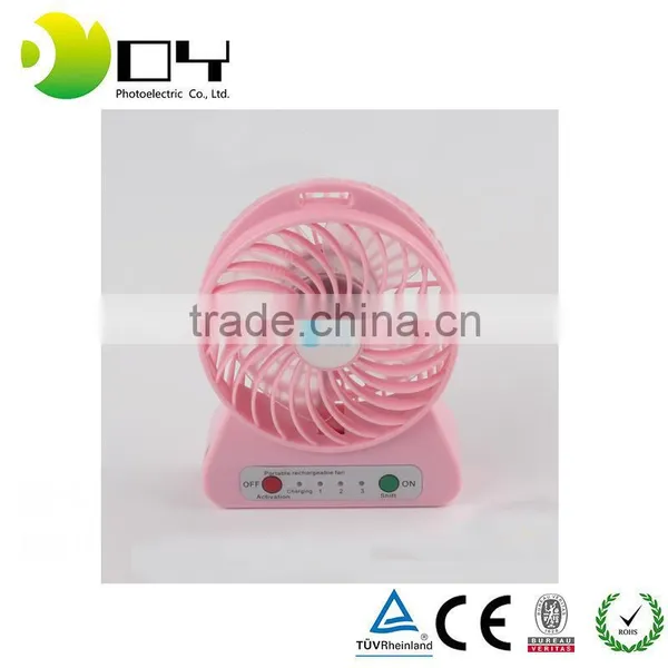 Hot Selling Gift Items Rechargeable Battery Mini Electric Hand Fan With LED Light Mini Cooler Usb photo-3