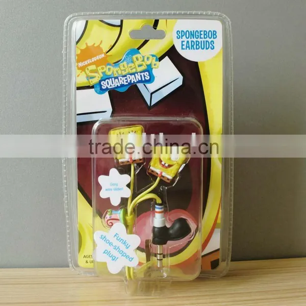Spongebob Plastic Earbuds