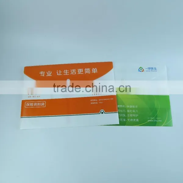 Cheap Price pp Button Office File Folder Bag Plastic Snap Button Presentation Folder a3 Document Bag photo-4