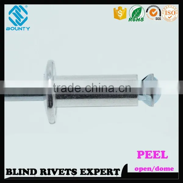 HOT SELLING OPEN END MANUFACTURER BUTTON HEAD ALU/ST PEEL TYPE RIVETS photo-6