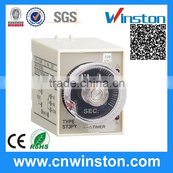 ST3P Series Multi-Range Electronic Adjustable Mechanical Time Relay With CE photo-3
