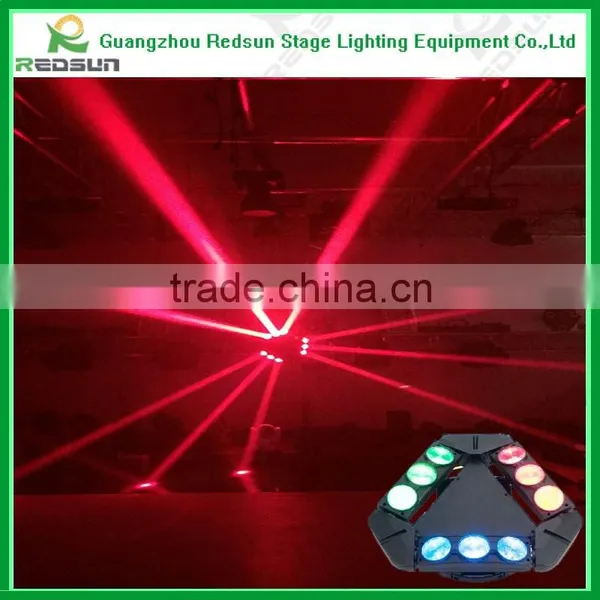LED 3*3 Spider Light 8pcs*10w RGBW 4IN1 Charming Stage /party/club/party/christmas/house Decor Concert dj Moving Head Light photo-2