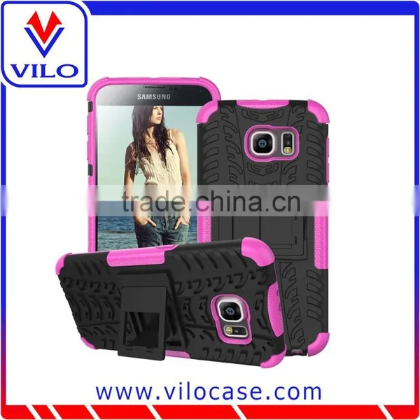 New Arriving Dual Layer Hybrid Case With Kickstand for Samsung Galaxy S6 photo-6