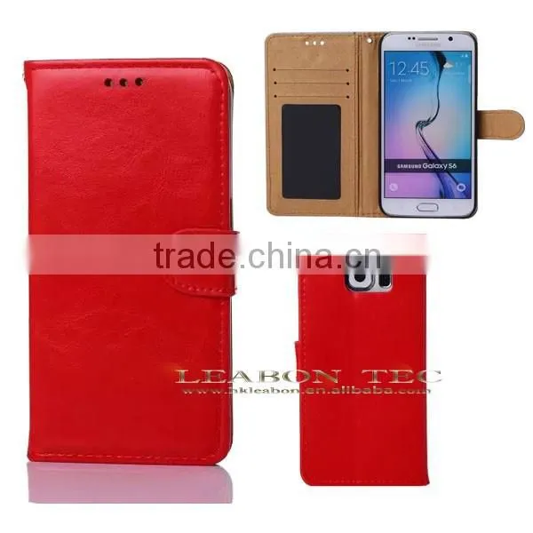 Best Selling Hot Chinese Products Wallet Phone Case for Guys for Samsung Galaxy S6 Edg photo-3