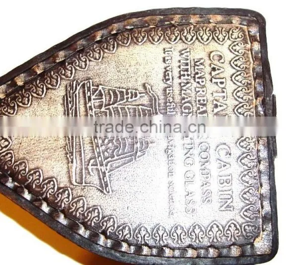SOLID BRASS NAUTICAL MAP READER COMPASS - MAGNIFYING GLASS COMPASS WITH LEATHER CASE 13526 photo-5