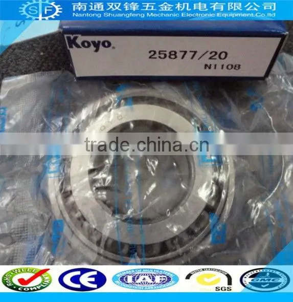 Delrin Roller Bearings KOYO 25878/25821 Tapered Roller Bearing