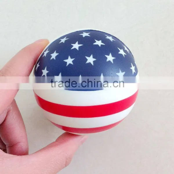 US Flag Stressball pu Foam Ball of Stars and Stripes photo-4