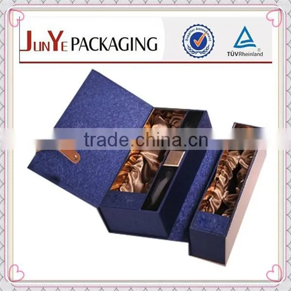 2015 Luxury Quality Factory Price Fashionable Paper Packaging Cardboard Box for Wine photo-2